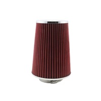 Filtre à air sport conique pour voiture court, long, haut débit, performance de course, universel 102mm 76mm 3 pouces Filtre à air d'admission conique