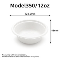 Assiettes jetables écologiques en bagasse biodégradable de 16oz, bols carrés à salade droits, ustensiles culinaires sans PFAS pour Thanksgiving