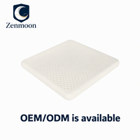 Coussin de siège carré Zenmoon en latex pour chaise de bureau, design moderne et minimaliste, lavable, pour une assise prolongée