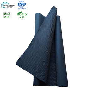 Nhà Máy Tùy Chỉnh Điểm Nhựa Cảm Thấy Thảm Tufting Ủng Hộ Vải <span class=keywords><strong>Composite</strong></span> Drop Nhựa Dot Chống Trượt Thảm Pad Thảm Vải - Product Image 1