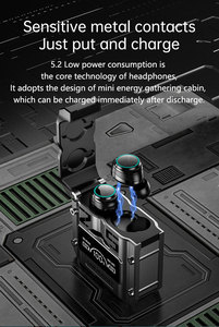 ชุดหูฟังเล่นเกมสไตล์กลไกระบบสัมผัสด้วยลายนิ้วมือกันน้ำใช้พลังงานต่ำแบตเตอรี่ความจุสูง - Product Image 3