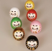 7.5*7.5*9cm/4.5*4.5*5cm résine Bodhidharma Mini polystyrène chaud petit cadeau Fortune chanceux minuscule Daruma poupées pour décor de voiture