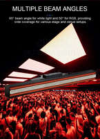 Barre de lumière LED stroboscopique DMX512 768 pixels 480W pour événements DJ disco, concerts, bars, mariages, hôtels et soirées