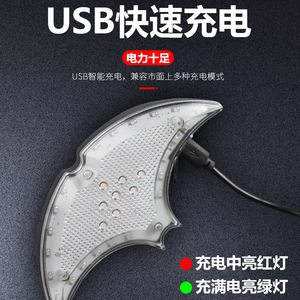 Luz Trasera para Bicicleta LED USB Recargable IPX4 Impermeable 4 Modos Luz Trasera para Ciclismo Material Plástico - Product Image 2