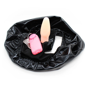 BDSM Sexy slips pantalon <span class=keywords><strong>ceinture</strong></span> de <span class=keywords><strong>chasteté</strong></span> avec pénis Plug Vaginal Lingerie vibrant string G String sous-vêtements jouets sexuels femmes hommes Gay - Product Image 2