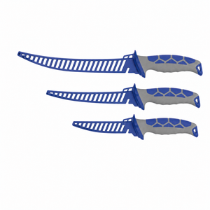 Coltello Professionale per Sfilettare Pesce in Acciaio Inox 5CR15, Resistente all'Acqua Salata, Manico Antiscivolo, Strumento per Sfilettare il Pesce con Fodero - Product Image 3