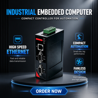 PC Industrial Integrado DIN-Rail ARM, RK3568 Cortex-A55 de Cuatro Núcleos, Doble RS485 + CAN Bus, -40 ° De la C a la 80 ° C Wide Temp