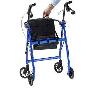 Alat Bantu Jalan Lipat Aluminium Ringan CE Kapasitas 136kg Penggunaan Dalam/Luar Ruangan OEM ODM untuk Pusat Rehabilitasi - Product Image 2