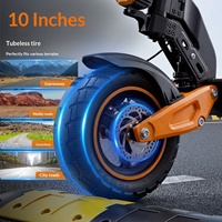 Trottinette électrique exclusive transfrontalière en alliage d'aluminium 1600W haute puissance longue portée pour adulte, pliable tout-terrain, 150kg