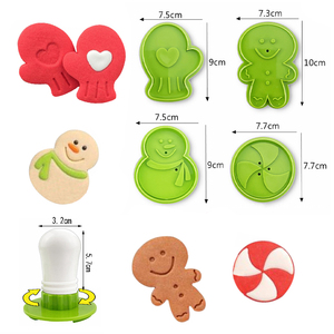 25-Piece Sweet Sugarbelle Cookie Cutter Set - Interchangeable <strong>Biscuit</strong> Stamp &amp; Fondant Embosser <strong>Kit</strong> - Plastic DIY Baking Tools - Product Image 6