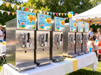 Mvckyi Single Charm Slush Machine Commerciële BuzzBallz Ready-to-Go Cocktail Granizadora Frozen Slush Italiaanse IJsmachine