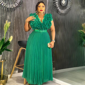 sachin and babi light blue dress Women's Maxi Dress Chiffon Solid Mismatched Ruffle Sleeve Wedding Guest  Elegant Spring Summer Fall Ador Navy Blue 2026 $119 XS S M L XL 2XL 3XL 4XL main image 1