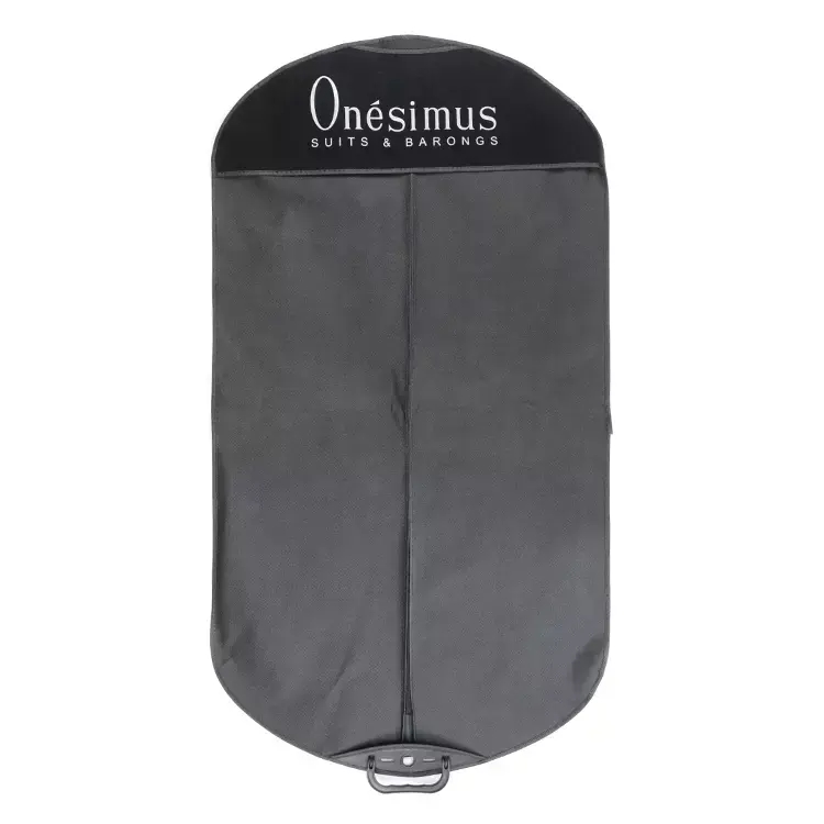 Custom convertible foldable travel premium clothing garment bags with plastic handle