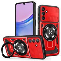 Étui de téléphone magnétique antichoc de qualité supérieure avec anneau de protection 360° pour Samsung A17 A37 A57 A15 A16 A55 5G S24 Funda Protectora Para Teléfono