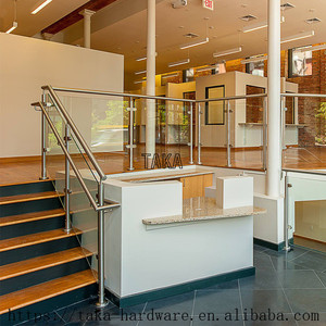 Lan Can Bằng Thép Không Gỉ SS Lan Can Kính Lan Can Cầu Thang Ban Công Giá Rẻ Lan Can Inox - Product Image 6