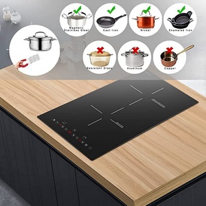 Induction Cooktop Built-in Induction <b>Cooker</b> with Booster Wholesale Fast Heating Double Electric Induction <b>Cooker</b> - Product Image 2