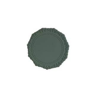Wholesale 3pcs <b>Silicone</b> Square Dining Table <b>Mats</b> Small Embossed Pattern Cup <b>Mat</b> Heat Insulation Fashion Home Kitchen Wedding - Product Image 4