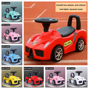 Fabrik besten Preis Kunststoff Kinder Schiebe auto/Kinder Rutsche Spielzeug auto 4 Räder Kinder Rutsche Fahrt auf Auto Beliebt - Product Image 6