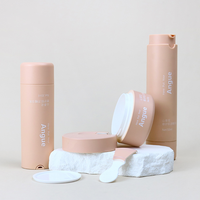 Flacon pompe sans air 15 ml 30 ml 50 ml avec interrupteur rotatif inférieur, récipient intérieur, flacon sans air en plastique PP, pot à crème pour lotion