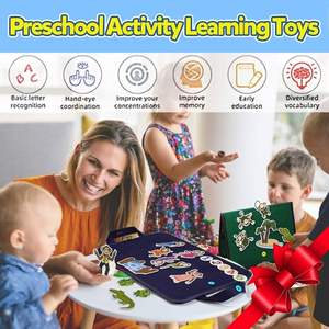 Toddlers' Educational <b>Felt</b> Board with Flannel Pieces for Preschool Storytelling and Learning Activities - Product Image 6