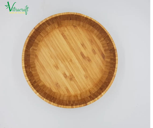 Grand bol à salade en bambou, bol épais en bois naturel massif pour salade ou fruits, fourchette et cuillère de service assorties, cadeau significatif fabriqué à la main, sûr à utiliser - Product Image 4