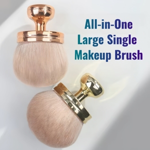 Brocha Extra Grande para Autobronceador, Brocha Profesional Kabuki para Polvo y Base <span class=keywords><strong>de</strong></span> Maquillaje, Brocha para Bronceador y Autobronceador para Rostro y Cuerpo - Product Image 2