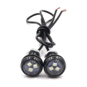 อะไหล่ตกแต่งรถจักรยานยนต์: ไฟ LED ใต้ท้องรถแบบ Eagle Eye, ไฟสกรู 12V, ไฟป้ายทะเบียนกันน้ำ, เลนส์, ไฟวิ่งกลางวัน - Product Image 1