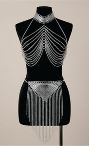 Disfraz de Malla de Acero Medieval con Túnica Estilo Cruzado para Halloween - Product Image 3