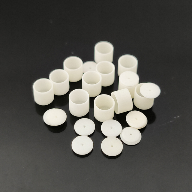 Alumina Ceramic Crucible with Lid for Thermal Analysis DSC TGA DTA Laboratory Equipment High Temperature Resistant
