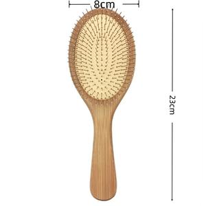 Cepillo de pelo de acero inoxidable, peine antiestático voluminizador para el cuidado del cabello, cepillo de pelo de cerdas de acero - Product Image 3