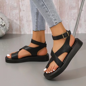 Nuevas Sandalias Planas de Verano para Mujer, Talla Grande, Transpirables, Punta Abierta, Plataforma, Suela Gruesa de Goma, Ligeras, a la Moda - Product Image 5