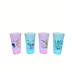 Gobelets en plastique pour fête 650 ml Marque ZAA AD-3426 Durable Premium Design imprimé numérique de dessins animés pour les événements pour enfants Style moderne Chine Mad - Product Image 1
