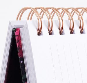 Cuaderno con 5 Páginas por <span class=keywords><strong>Libro</strong></span>, con Separadores, Colorido, con Esquinas Doradas, Espiral, Agenda Diaria, Semanal y Mensual, Impresión Personalizada - Product Image 5