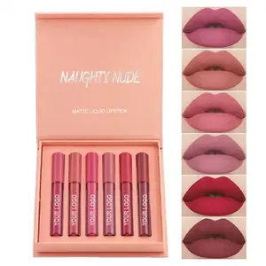 Lip Gloss Wholesale Bulk Custom Logo Hydrating Lipgloss Matte Women Makeup Gift Set Cosmetics Luxury Lipstick Set Private Label