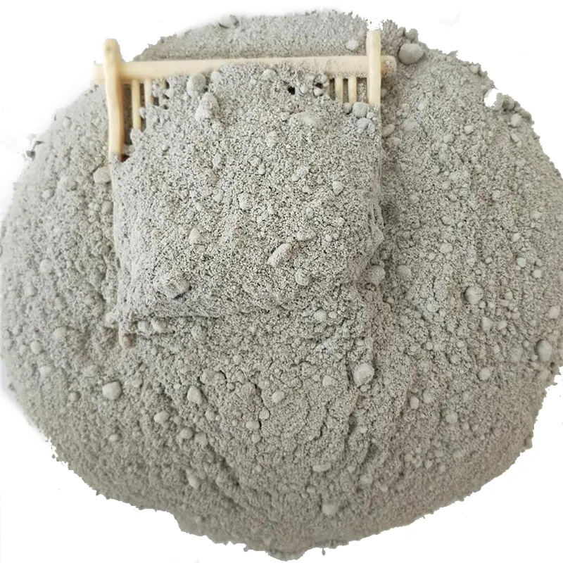 Refrakter çimento yüksek Al - SiC karbon Gunning kütlesi refrakter dökülebilir demir karıştırma fırını
