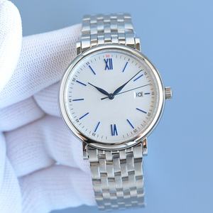 Reloj mecánico automático de lujo, estilo empresarial formal, con bisel de acero inoxidable y manecillas, modelo con pantalla, muy popular. - Product Image 1