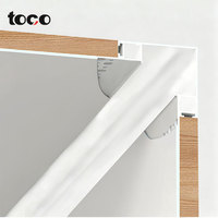 Profilé LED en aluminium en forme de Z pour éclairage indirect encastré dans les plafonds flottants et les murs en plaques de plâtre