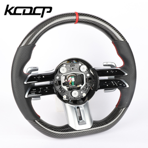 <span class=keywords><strong>Volant</strong></span> en fibre de carbone compatible avec Mercedes Benz AMG GT W205 W204 C63 G63 W213 W223 W206 G500 A45 GLA45 E63 G65 C190 X190 X290 - Product Image 2