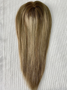 Topper per diradare i capelli leggeri traspiranti dall'aspetto naturale aggiungere spessore e volume extension per capelli umani - Product Image 3