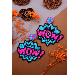 Boucles d'oreilles pendantes élégantes pour femmes, faites à la main, légères, bijoux de mode pour les soirées - Product Image 2
