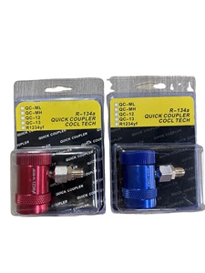 Adaptateur à raccord rapide pour l'évacuation, le remplacement et la <span class=keywords><strong>recharge</strong></span> des systèmes de climatisation - Product Image 1