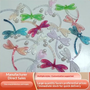 <span class=keywords><strong>Carte</strong></span> lumineuse <span class=keywords><strong>libellule</strong></span> de glace et de feu 50*46mm en plastique/résine avec colle coulante, faite à la main, pour épingles à cheveux, coques de téléphone portable et bijoux DIY - Product Image 2