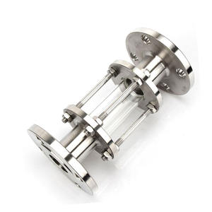 Válvula de Visor con Brida de Acero Inoxidable Shiten HGS07-126 SJ-SK para Tuberías Químicas DN100, Válvulas Angulares - Product Image 1