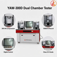 Máquina de Ensayo de Compresión por Flexión Totalmente Automática para Concreto, 300kN 10kN YAW-300DS, Control por Pantalla Táctil
