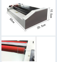 Machine à plastifier électrique semi-automatique A2-A6 tailles de papier Hot Only A4 Photos Documents Plastic Film Packaging Motor Core