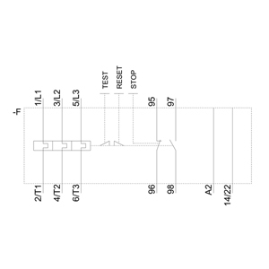 Mt-Siemens 3RU6116-1EB0 SIRIUS 3RU2 Thermal Overload <b>Relay</b>, 0.45-0.63A Setting, for 3RT2 Contactor 9-16A, 1NO+1NC, Screw - Product Image 1