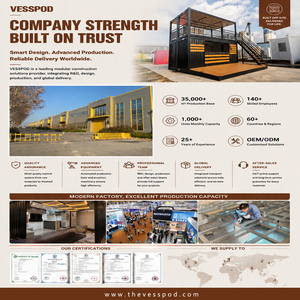 Nuovo Container Bar-Ristorante in Pannelli Sandwich d'Acciaio 2025 con Cucina, Container per Caffetteria in Vendita - Product Image 4