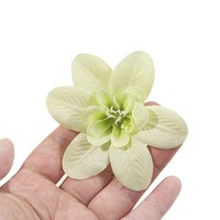 Fleurs artificielles en soie haute simulation, tons verts, styles variés, style Mori, inspirées de la forêt, pour DIY, coiffes de mariage et corsages