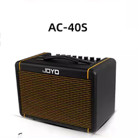 JOYO AC-40/AC-40S Gitar Akustik Elektrik Portabel Isi Ulang untuk Bermain dan Bernyanyi di Luar Ruangan