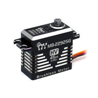 Servomoteur MY MB-2292SG 8.4V 0.05Sec 79g Haute Tension Engrenage en Acier Boîtier Entièrement Métallique en Aluminium Sans Balais 2 Roulements BB Pièces pour Avion RC